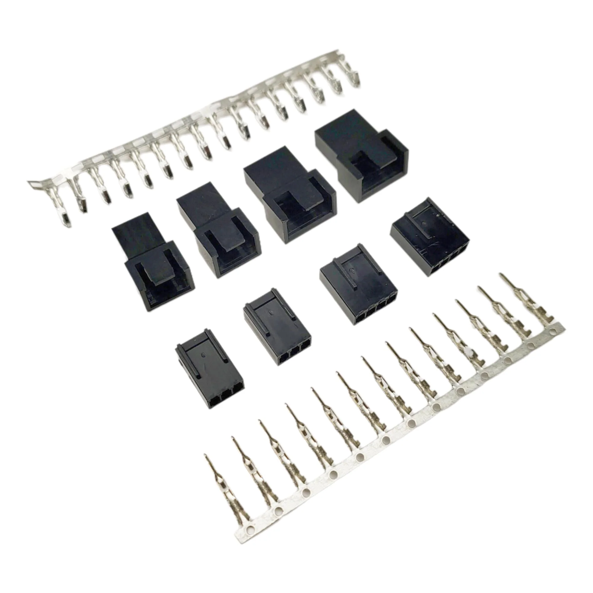200PCS PWM Plastic Shell Computer Case Cooling Fan Male Female Plug Interface 3-Pin/4-Pin PC Fan Connector Kit - Image 4