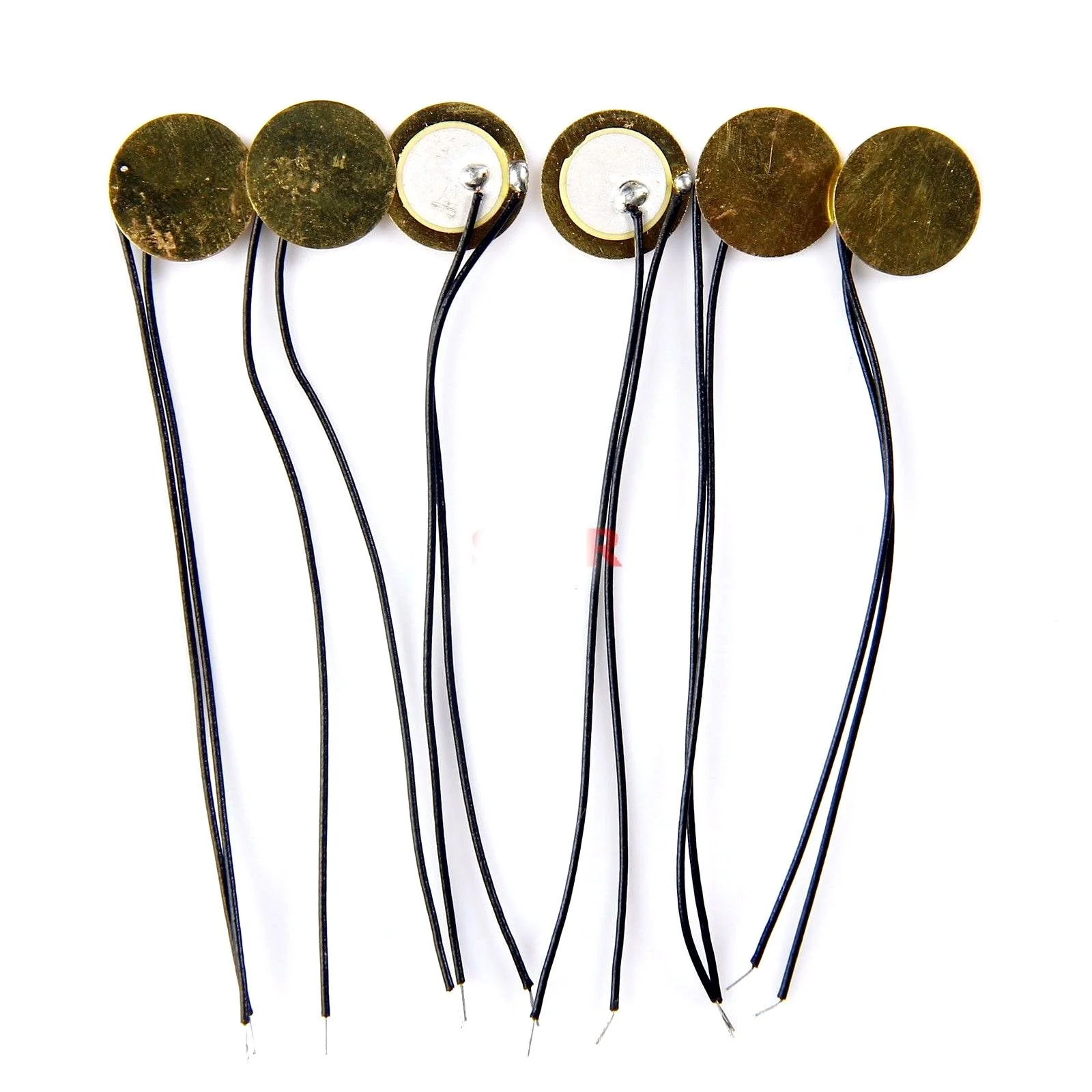20PCS 12mm Piezo Elements Sounder Sensor Trigger Drum Disc+Wire Copper - Image 2