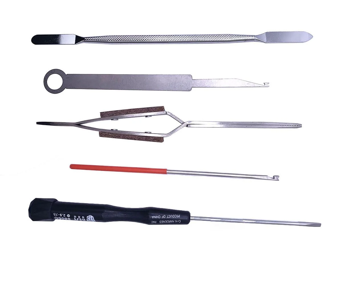 20PCS Flute Tool Kit, Professional Flute Repairing Maintenance Tool Kit with Carry Bag, LED Leak Light, Key Cover Adjusting Tool, Key Indentation Clip, Pliers, Alcohol Lamp Burner - Image 2