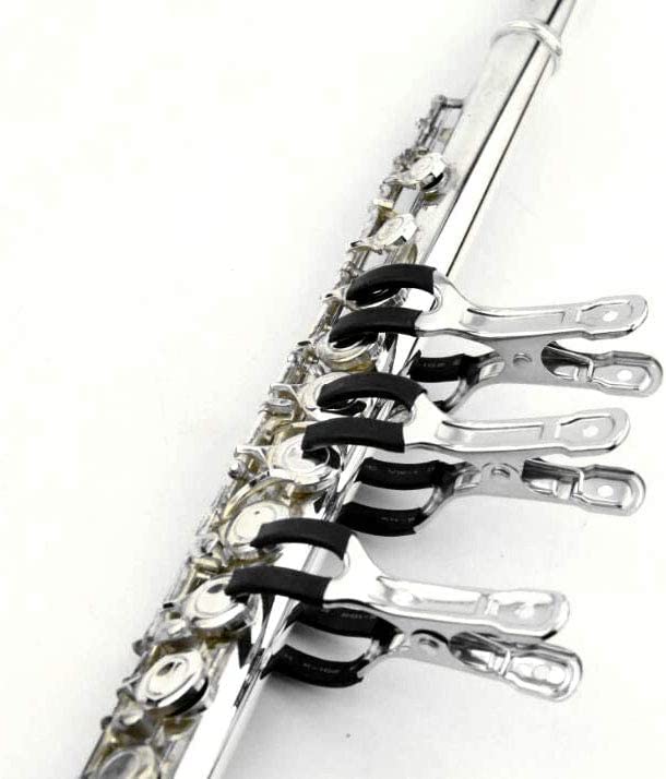 20PCS Flute Tool Kit, Professional Flute Repairing Maintenance Tool Kit with Carry Bag, LED Leak Light, Key Cover Adjusting Tool, Key Indentation Clip, Pliers, Alcohol Lamp Burner - Image 5