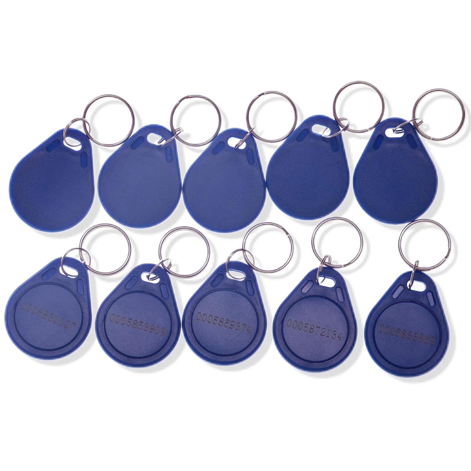 20pcs RFID 125KHz Proximity ID Keychain Cards TK4100, Compatible with EM4100 Chips, for Smart Entry Access Control System, Key Card - Image 2