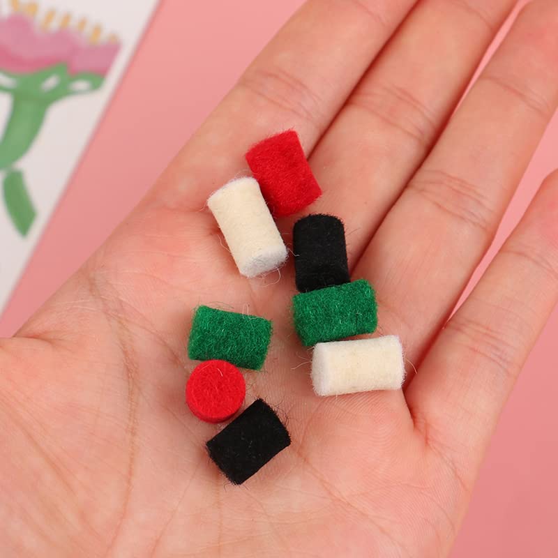 20pcs Saxophone Bumper Felts Sax Repair Parts Saxophone Key Guard Felt Bumper Alto Tenor Soprano Saxophone Parts (Red) Red - Image 4