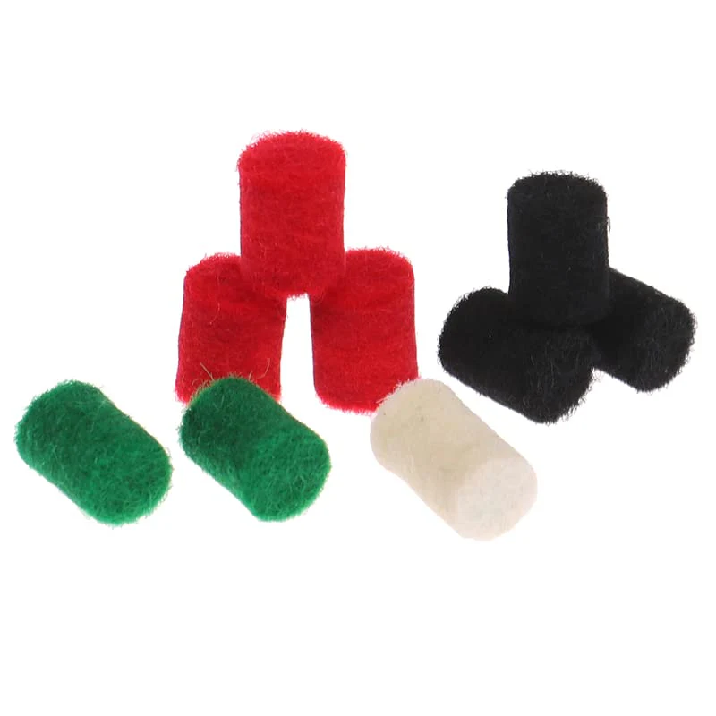 20pcs Saxophone Bumper Felts Sax Repair Parts Saxophone Key Guard Felt Bumper Alto Tenor Soprano Saxophone Parts (Red) Red - Image 5