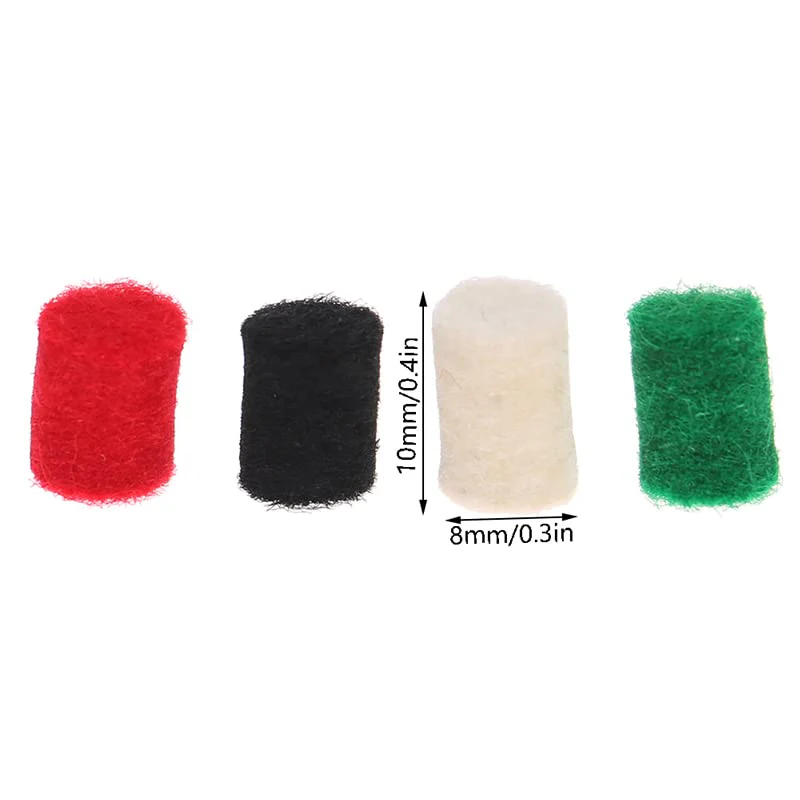 20pcs Saxophone Bumper Felts Sax Repair Parts Saxophone Key Guard Felt Bumper Alto Tenor Soprano Saxophone Parts (Red) Red - Image 6