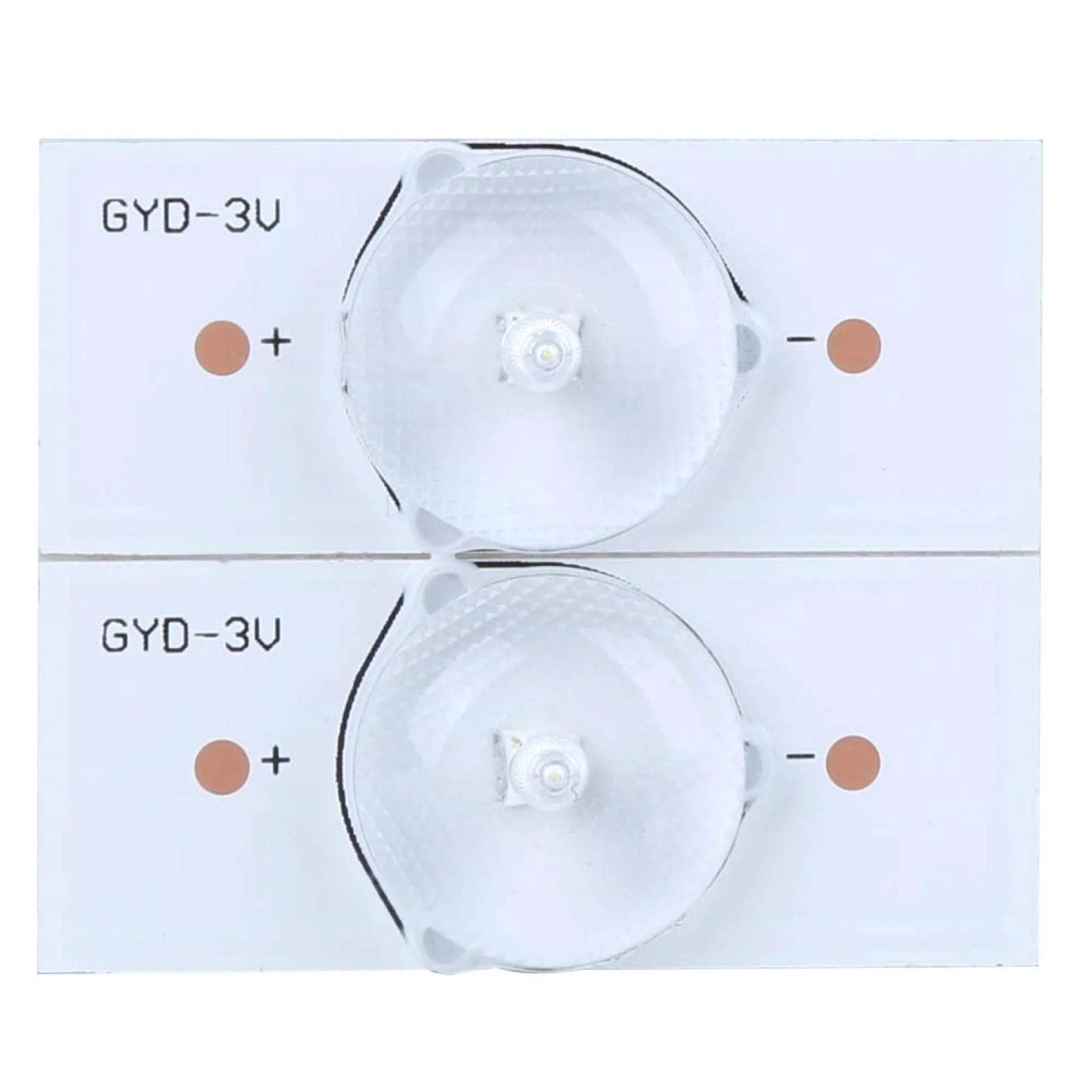 20pcs SMD Lamp Beads, Universal 3V SMD LED, Optical Lens Filter with High Hardness, Repair and Replacement Parts for LED Strips and TV Strips (White) - Image 2