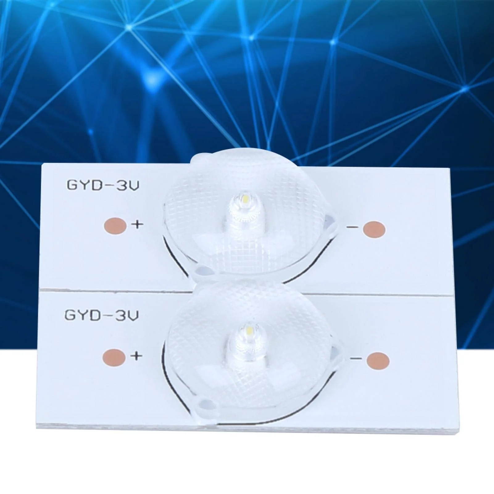 20pcs SMD Lamp Beads, Universal 3V SMD LED, Optical Lens Filter with High Hardness, Repair and Replacement Parts for LED Strips and TV Strips (White) - Image 4