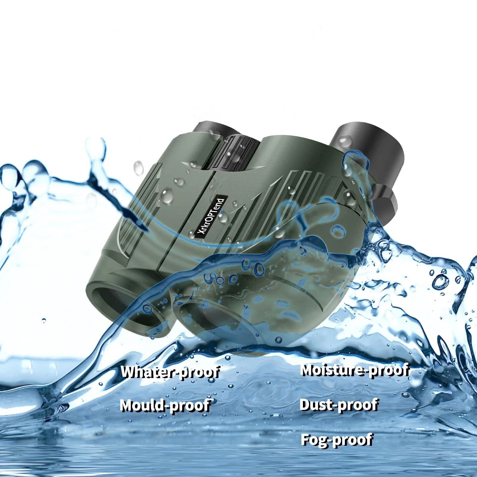 20x25 Compact Binoculars with Strap for Kids and Adults, Sharp Clear, Mini Low Weight Binoculars for Bird Watching,Hiking Outdoor, Cruise Ship,Concert Green - Image 5