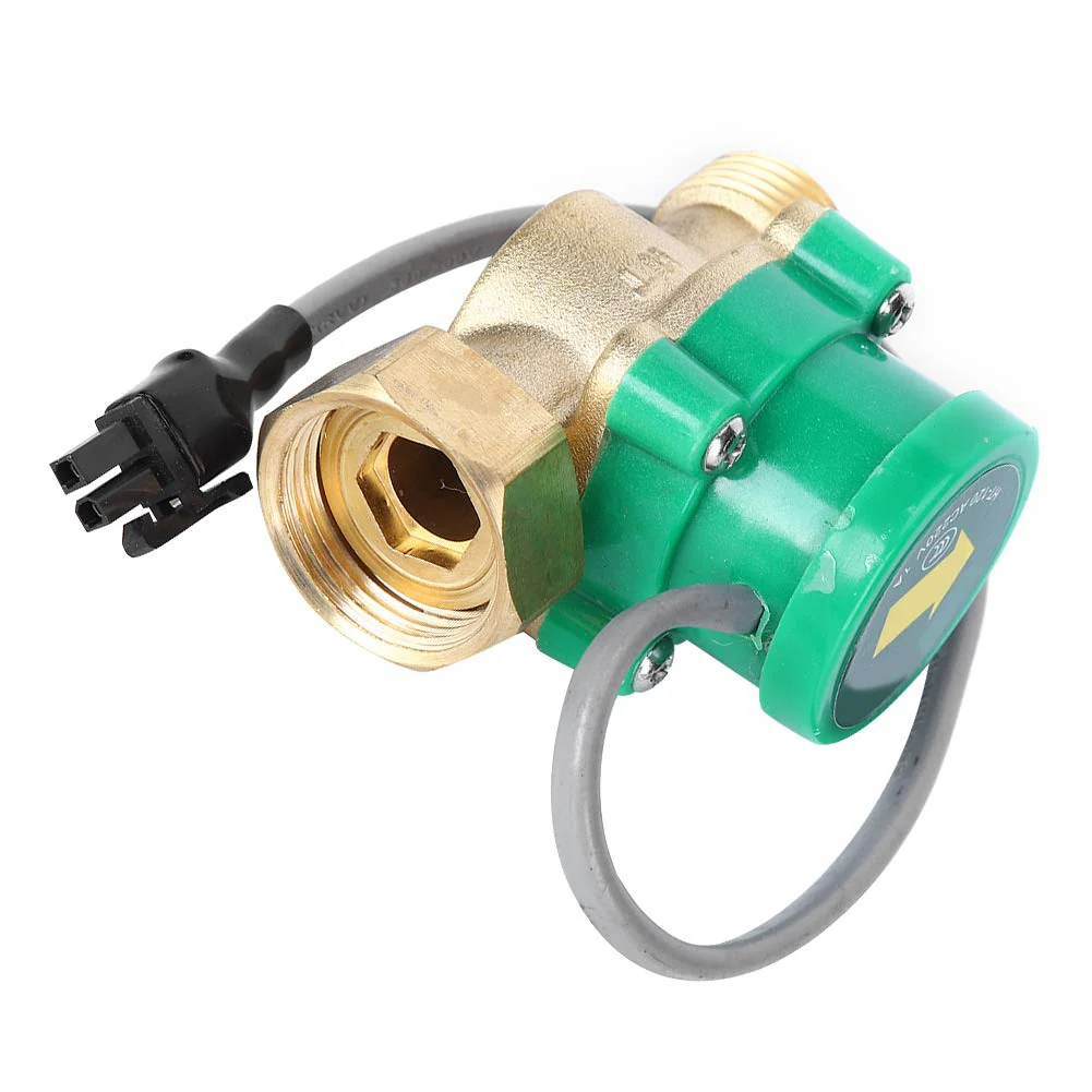 220V Water Pump Flow Sensor Booster Pump Switch Brass Pipeline Switch Electronic Pressure Automatic Control Tap - Image 6