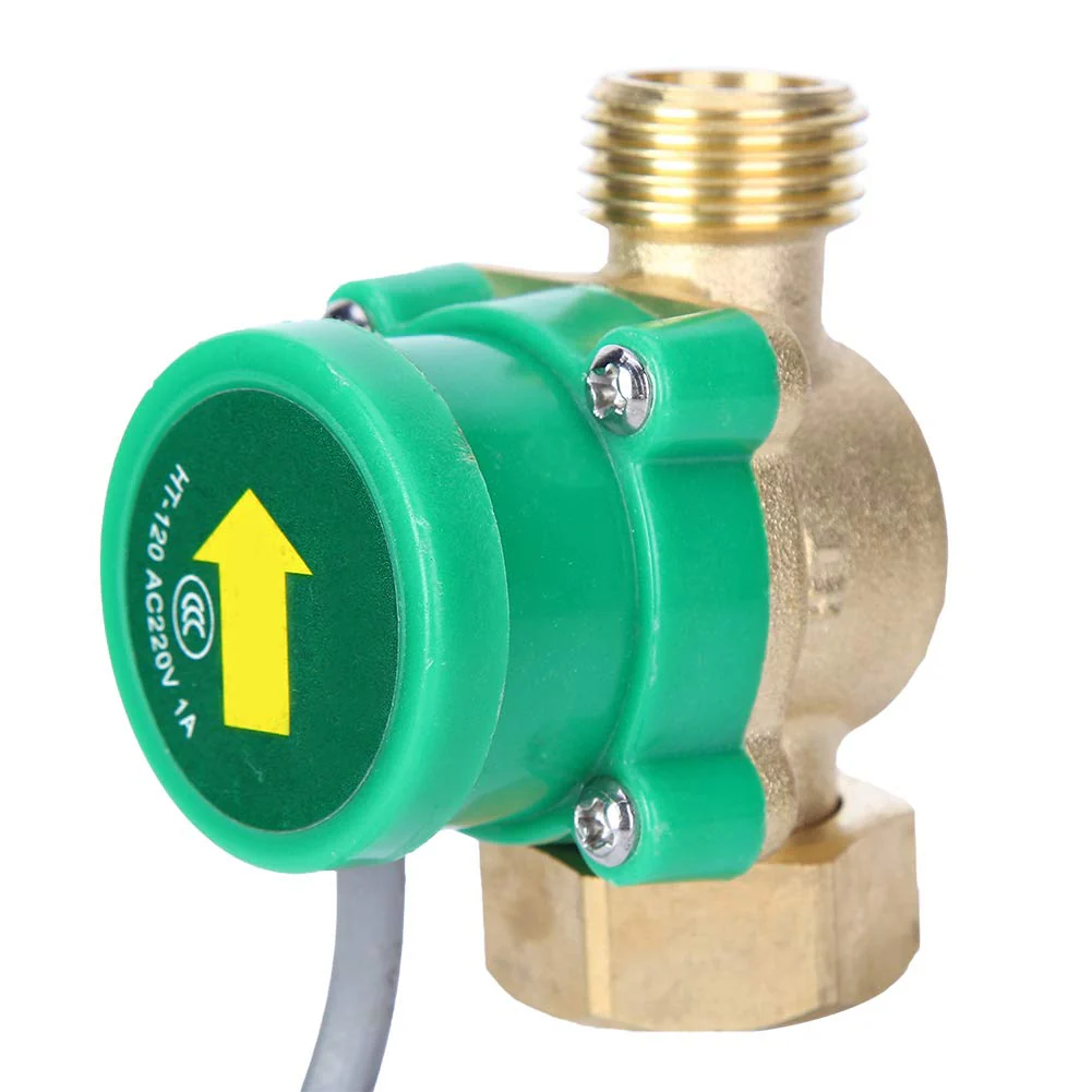 220V Water Pump Flow Sensor Booster Pump Switch Brass Pipeline Switch Electronic Pressure Automatic Control Tap - Image 8