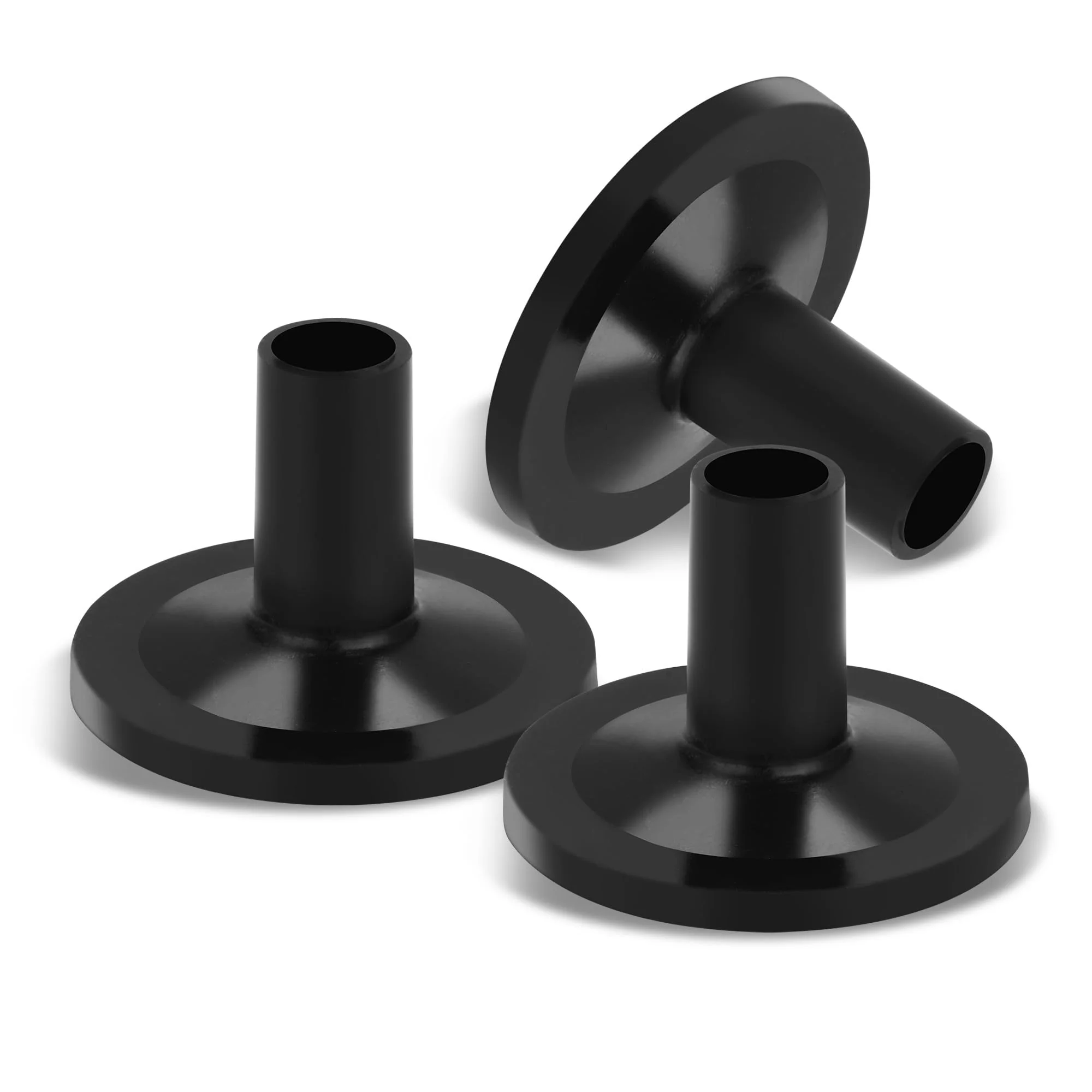 23 Pieces Cymbal Replacement Accessories, Includes Cymbal Stand Felts, Drum Cymbal Felt Pads, Wing Nuts, Washers, Cymbal Sleeves and Drum Key - Black - Image 7