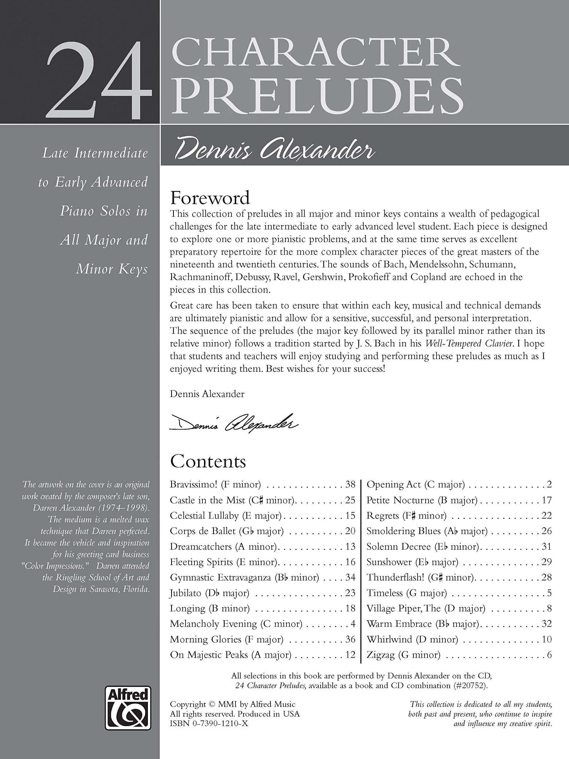 24 Character Preludes: Late Intermediate to Early Advanced Piano Solos in All Major and Minor Keys - Image 3