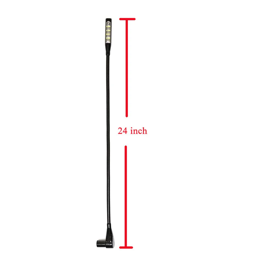 24 inch 2 watt Right Angle XLR 4PIN LED Mixer gooseneck lamp for Yamaha BEHRINGER Allen&Heath Mixer (XLR 4Pin Port) - Image 3