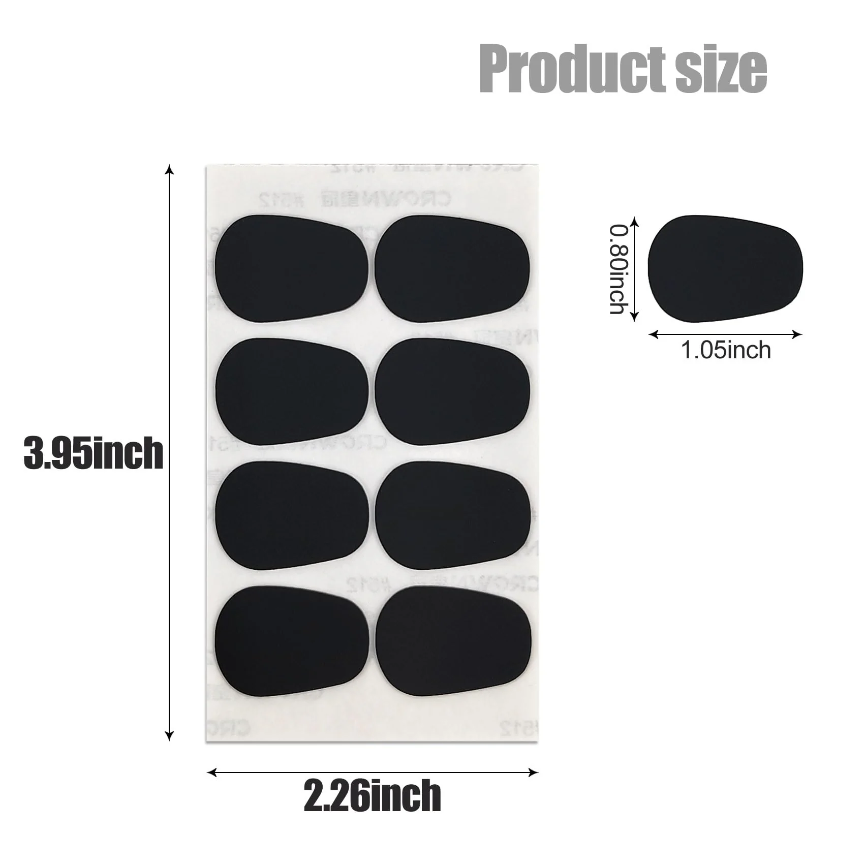 24 Pcs Saxophone Mouthpiece Pads 0.8 mm Alto Saxophone Mouthpiece Pads Sticky Mouthpiece Patches For Saxophone And Clarinet Beginners 24 - Image 2