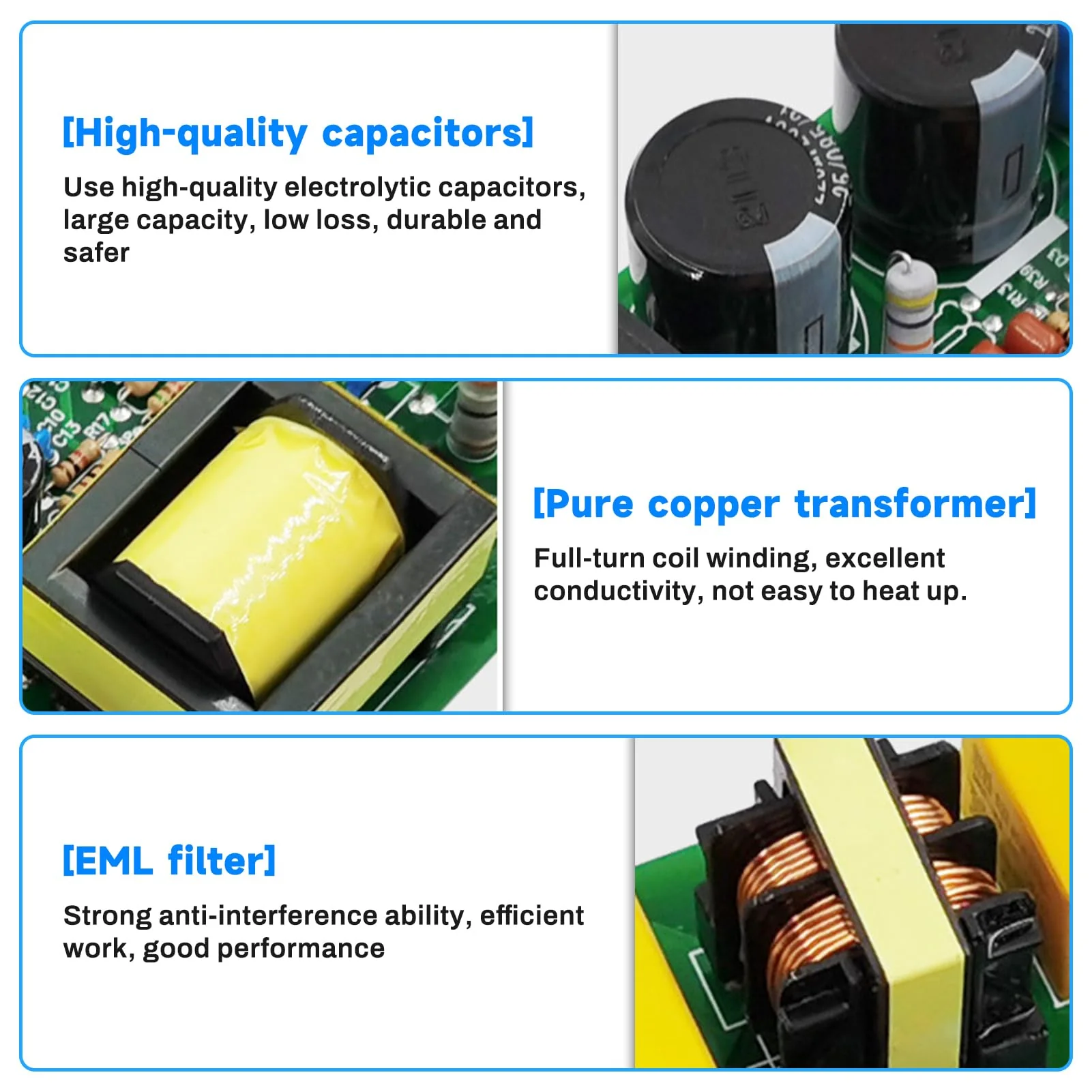 240W DIN Rail Power Supply 24V DIN Rail Switching Power Supply Input AC 100-220V 2.4A Output DC 24V 10A Multiple Protection Functions Industrial Model NDR-240W-24V 240W-10A - Image 6