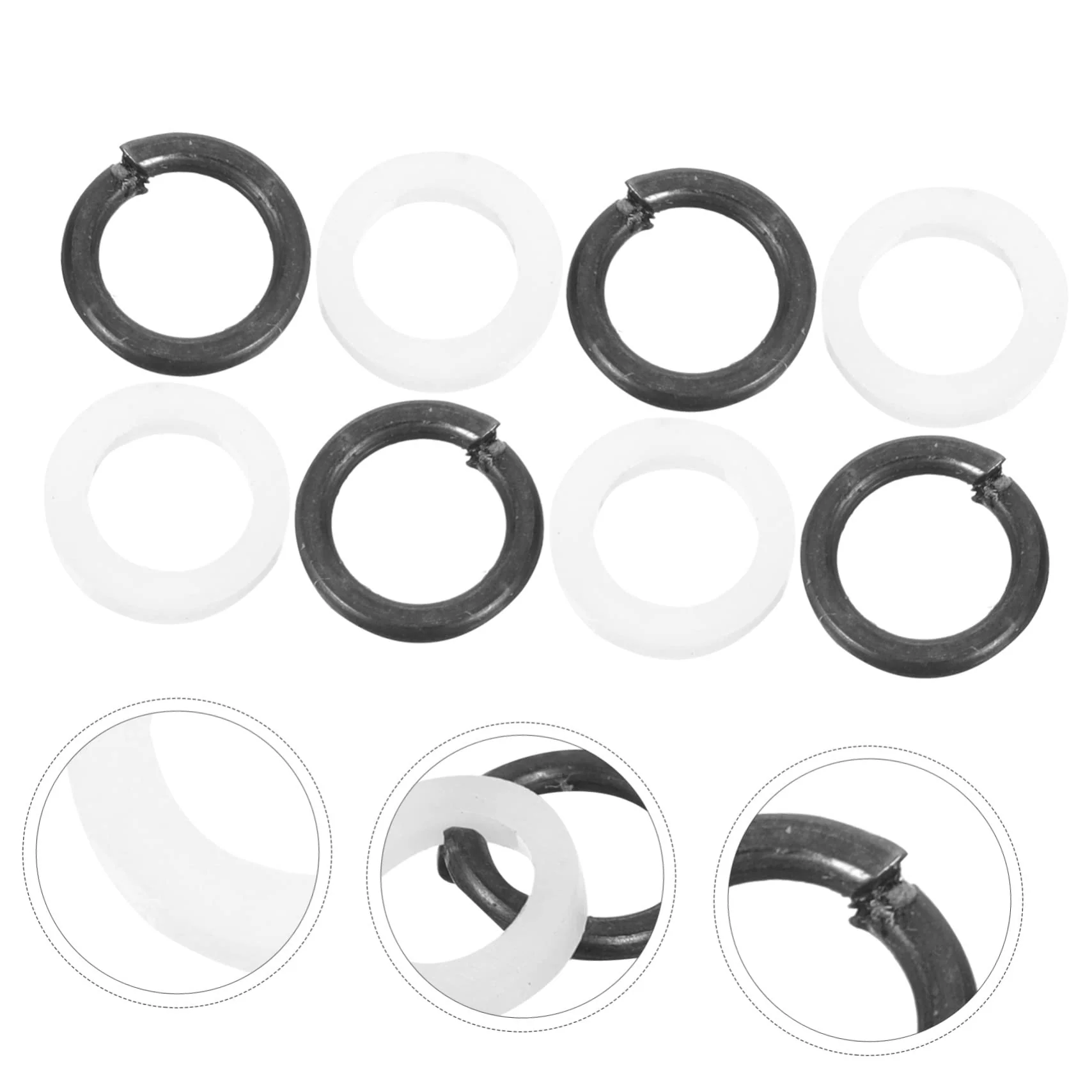 24pcs Tool Tuning Machine Gasket Guitar peg Tuner Washer Plastic Hook up Tuner Washer Key Electric Guitar Accessories knob bass Accessories Metal Stuff Ukulele - Image 9