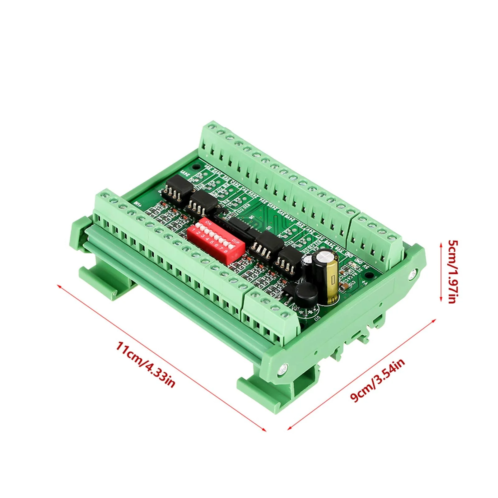 24V to 5V Optocoupler Level Changer 8 Channel 24V to 5V Npn Pnp Converter, 5V-24V Logic Level Converter, 1 Piece Przemysł i nauka, #819 - Image 6