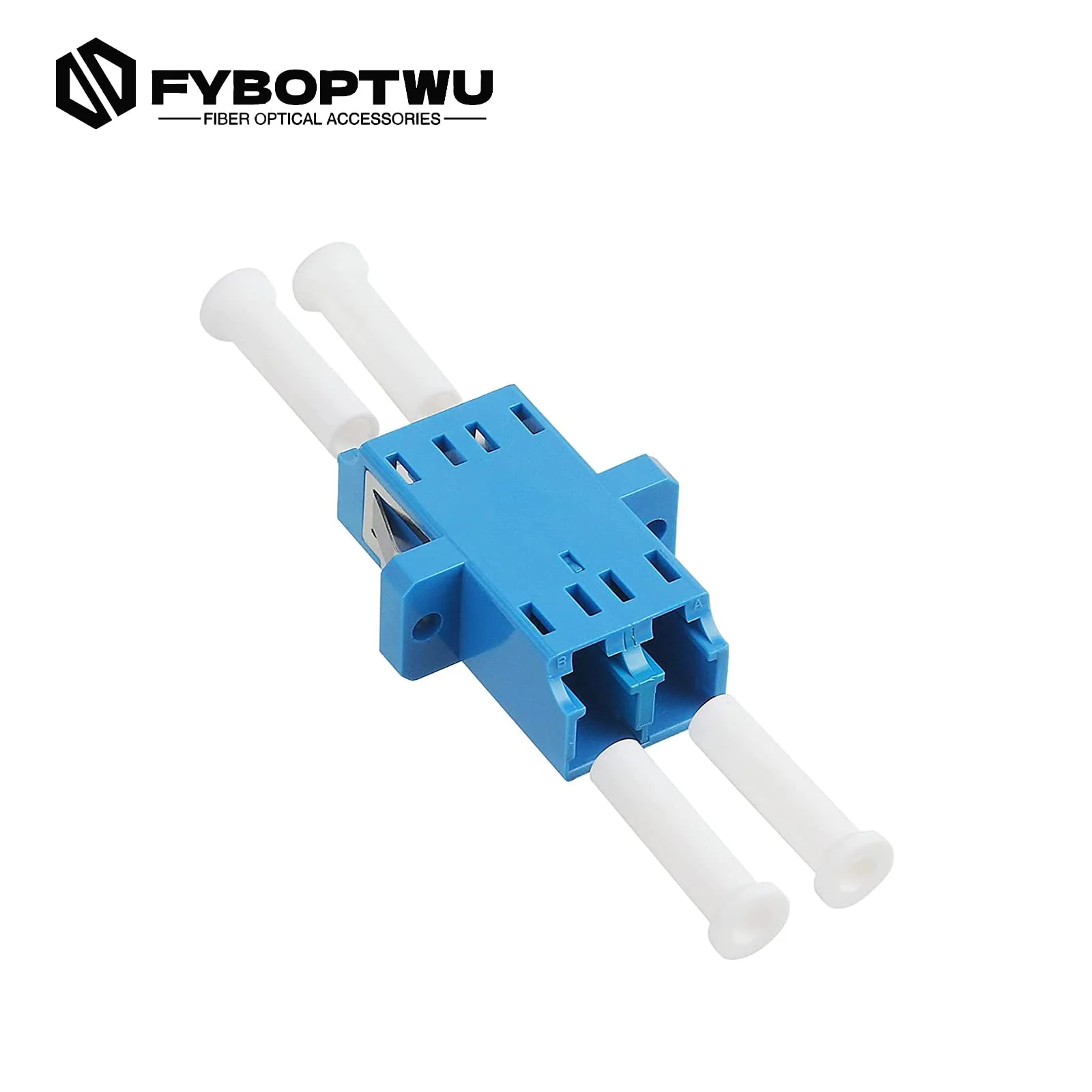 25 pcs LC Fiber Optic Coupler Adapter LC to LC Coupler Duplex Singlemode (SM) Fiber Optic Cable Adapter LC-LC Duplex Single Mode Connector LC Duplex SM 25pcs - Image 4