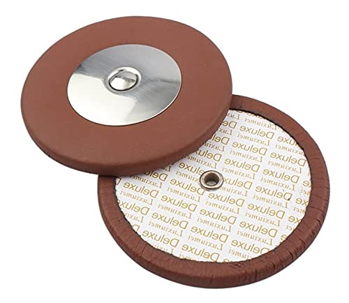 25 Pieces Leather Pads Alto Sax Pads Replacement Set Saxophone Repair Parts Brown 9mm to 48mm - Image 4