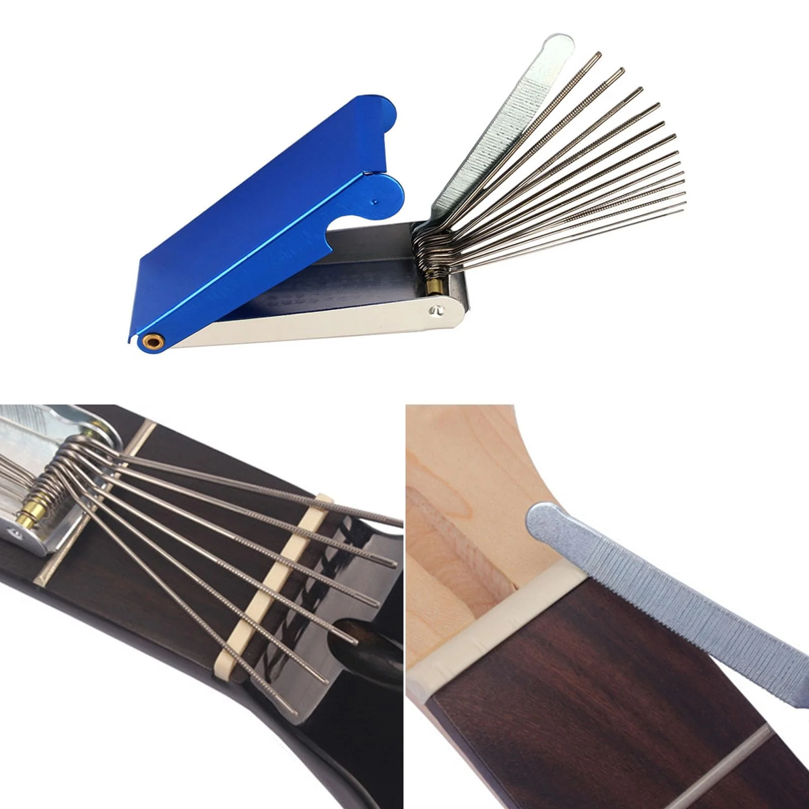 27Pcs Guitar Tool Kit,Guitar Accessories Gifts for Men,Guitar Repair Kit,Luthier Tools,Guitar Setup Kit for Ukulele Bass Mandolin Banjo Guitar,Guitar Maintenance Kit with Carry Bag Update Kit-27PCS - Image 6