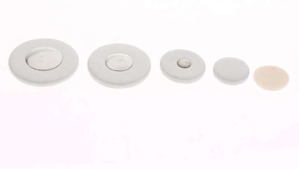 28 Pieces Clarinet Pads Replacement Set Bass Clarinet Woodwind Instrument Pads White 16MM-30.6MM - Image 4