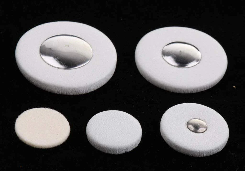 28 Pieces Clarinet Pads Replacement Set Bass Clarinet Woodwind Instrument Pads White 16MM-30.6MM - Image 5