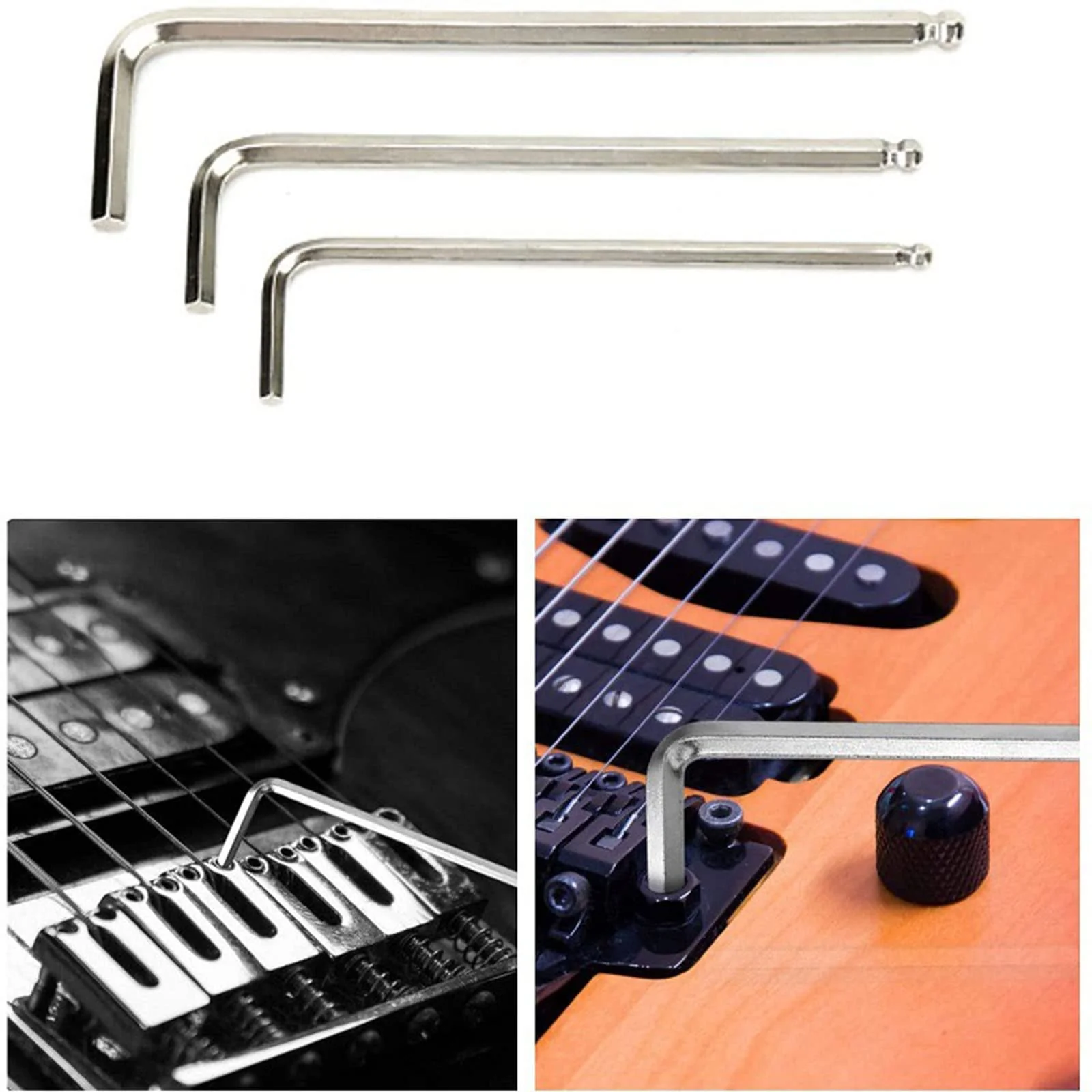 28PCS Guitar Tool Kit,Guitar Repair Tools Kit,Professional Guitar Repairing Maintenance Tool Kit with Wire Plier String Organizer Fingerboard Protector Hex Wrenches Files String Action Ruler Spanner 28PCS - Image 4