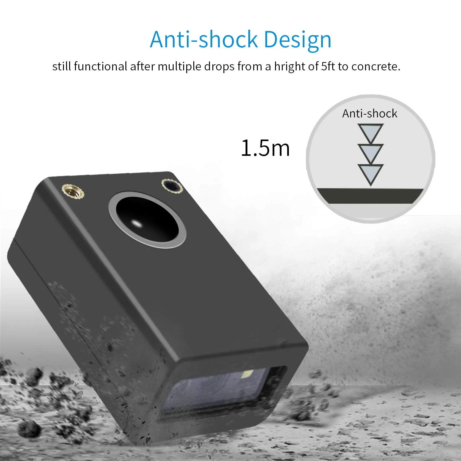 2D Embedded Mini Barcode Reader Scanner Scan, Symcode QR Barcode Reader Module Scanner with Auto Sensing Cell Phone Computer Screen Scan 2D Embedded Scanner - Image 4