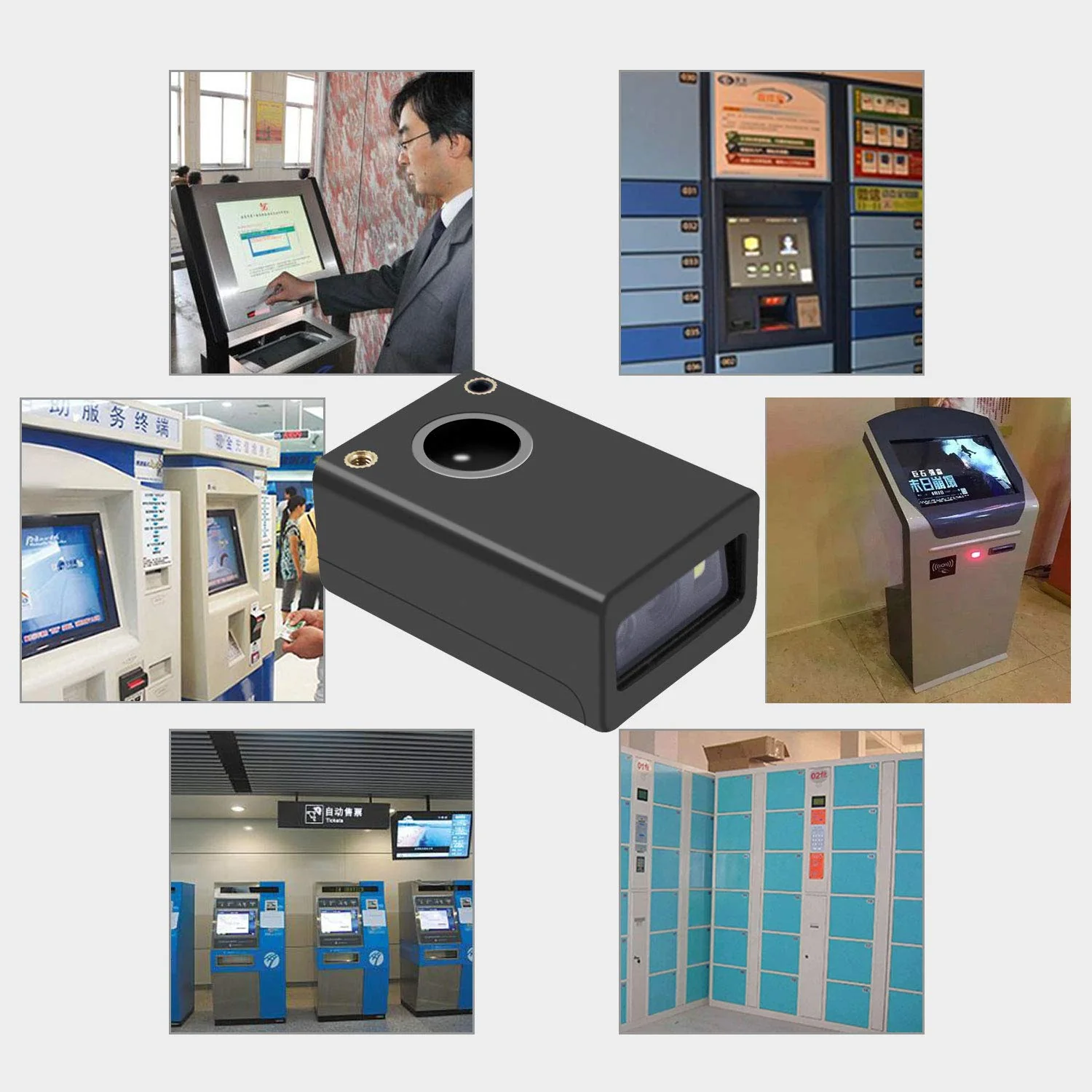 2D Embedded Mini Barcode Reader Scanner Scan, Symcode QR Barcode Reader Module Scanner with Auto Sensing Cell Phone Computer Screen Scan 2D Embedded Scanner - Image 7