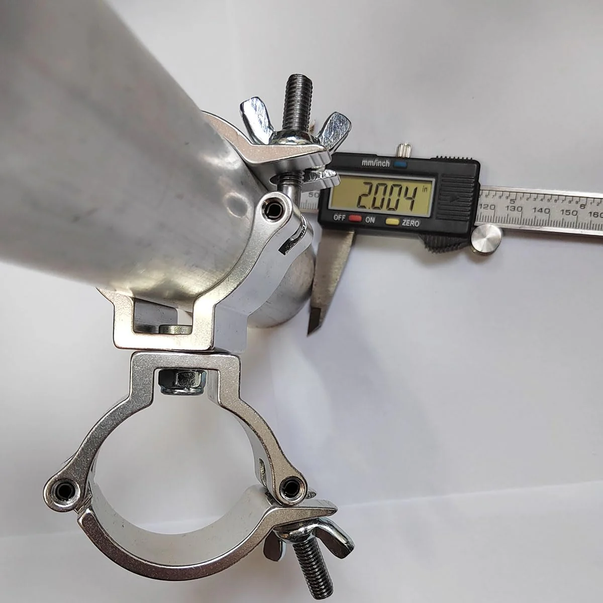 2Inch Lighting Truss Swivel Coupler Clamp Aluminum Alloy Stage Light Clamp Heavy Duty 220Lbs Fit Pipe 48-51mm/1.89-2 Inch F34 - Image 3