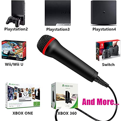 2Pack 13ft Wired USB Microphone for Rock Band, Guitar Hero, Let's Sing - Compatible with PS2, PS3, PS4, PS5, Switch, Wii, Wii U, Microsoft Xbox 360, Xbox One and PC - Image 7