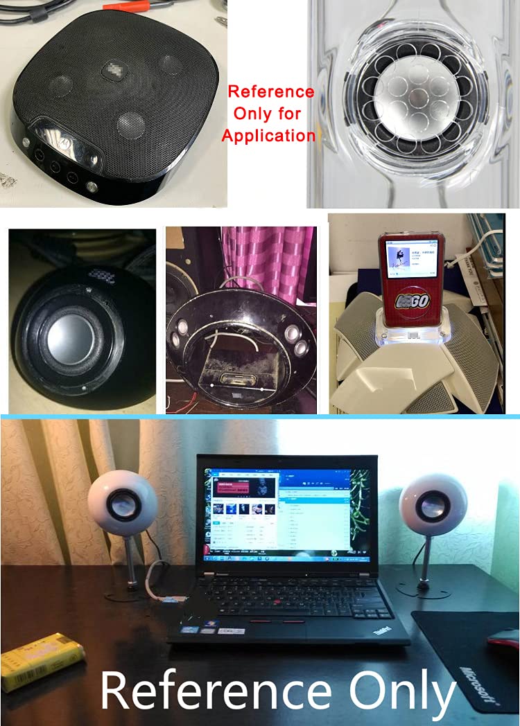 2Pcs 4Ohm 3W Full Range Audio Speaker Replacement Stereo Loudspeaker Repair Magnet Electronic Speaker Compatible with JBL On Stage Crystal Speaker DIY BT-Speaker - Image 7