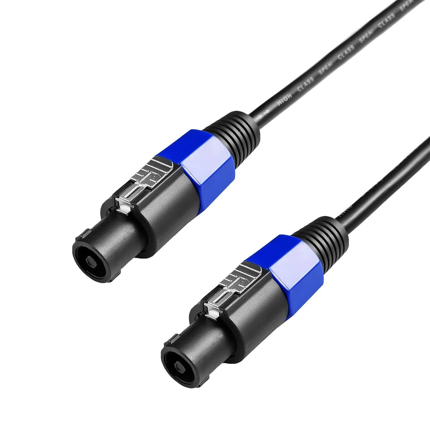 2Pcs 6 Feet Professional Speakon to Speakon Cables Wire Speaker Audio Amplifier Cord 7mm with Twist Lock 6ft - Image 2