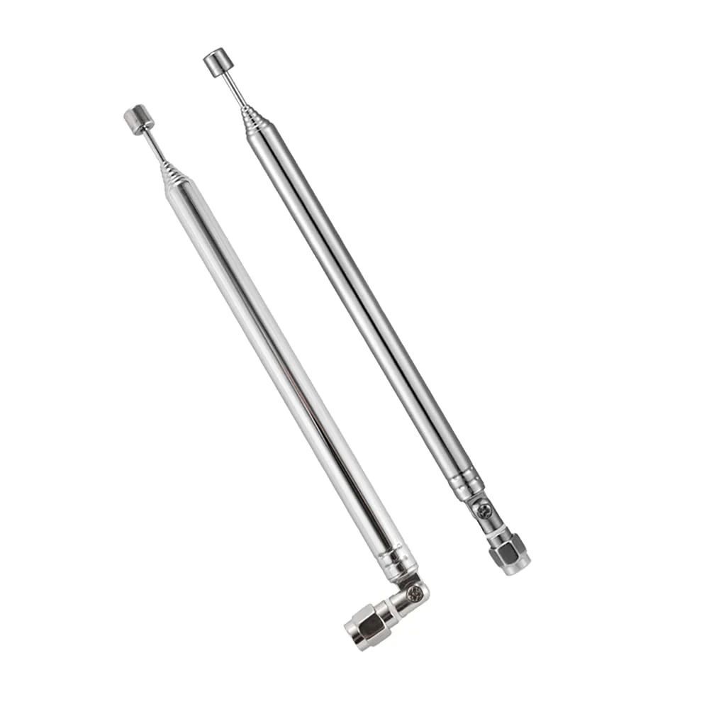2PCS 8 Sections Telescopic Antenna SMA Male Connector Radio Replacement Antenna 73.5cm/28.9IN for TV AM FM Radio Stereo Receiver 2 pcs - Image 4