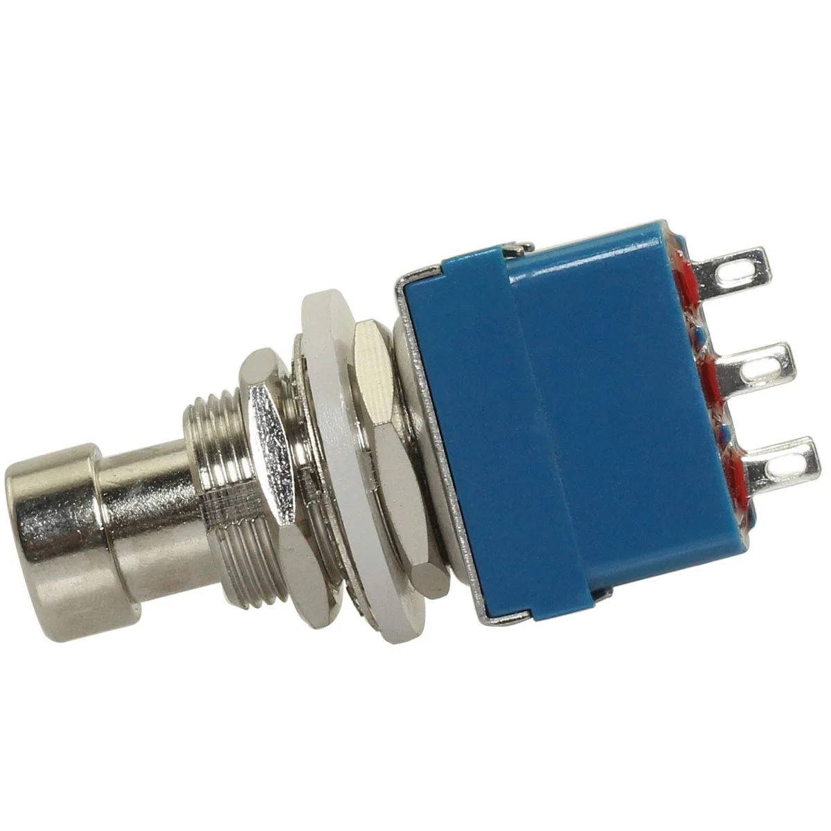2pcs 9 Pin 3PDT Effector Button Brush Box True Bypass Guitar Effects Pedal Box Stomp Foot Metal Switch - Image 3