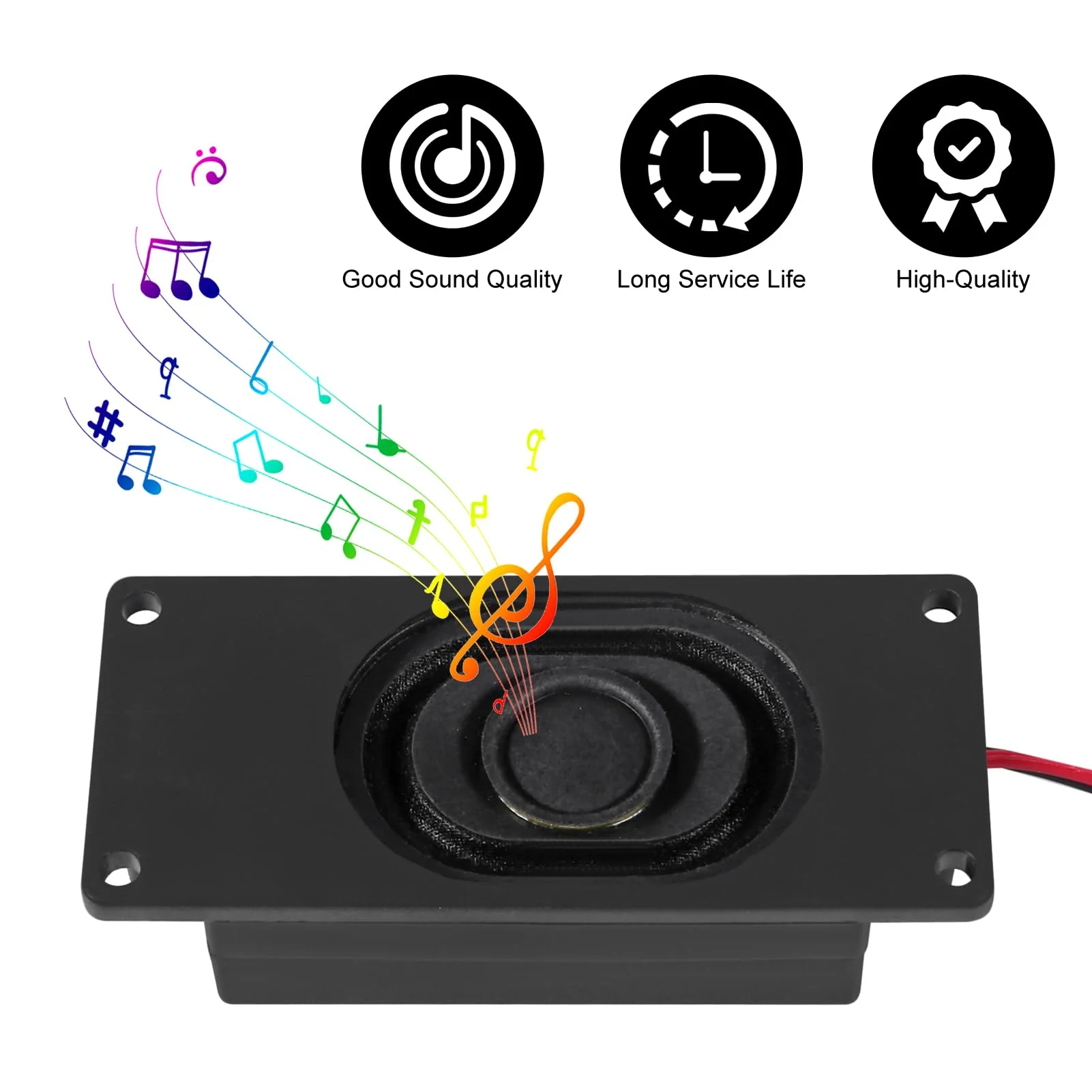 2Pcs Audio Speaker 3 Watt 4 Ohm Speaker 4ohm 3W Loundspeaker JST-PH2.0 Interface Speaker for Small Electronic Projects Advertising Machines LCD TV Monitors 4o 3w jst-ph2.0 - Image 4