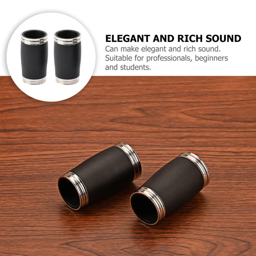 2pcs Clarinet Barrel Clarinet Tube Tuning Tube Adjustable B Flat Clarinet Barrel Treble Pitch 58MM Barrel for Clarinet - Image 2