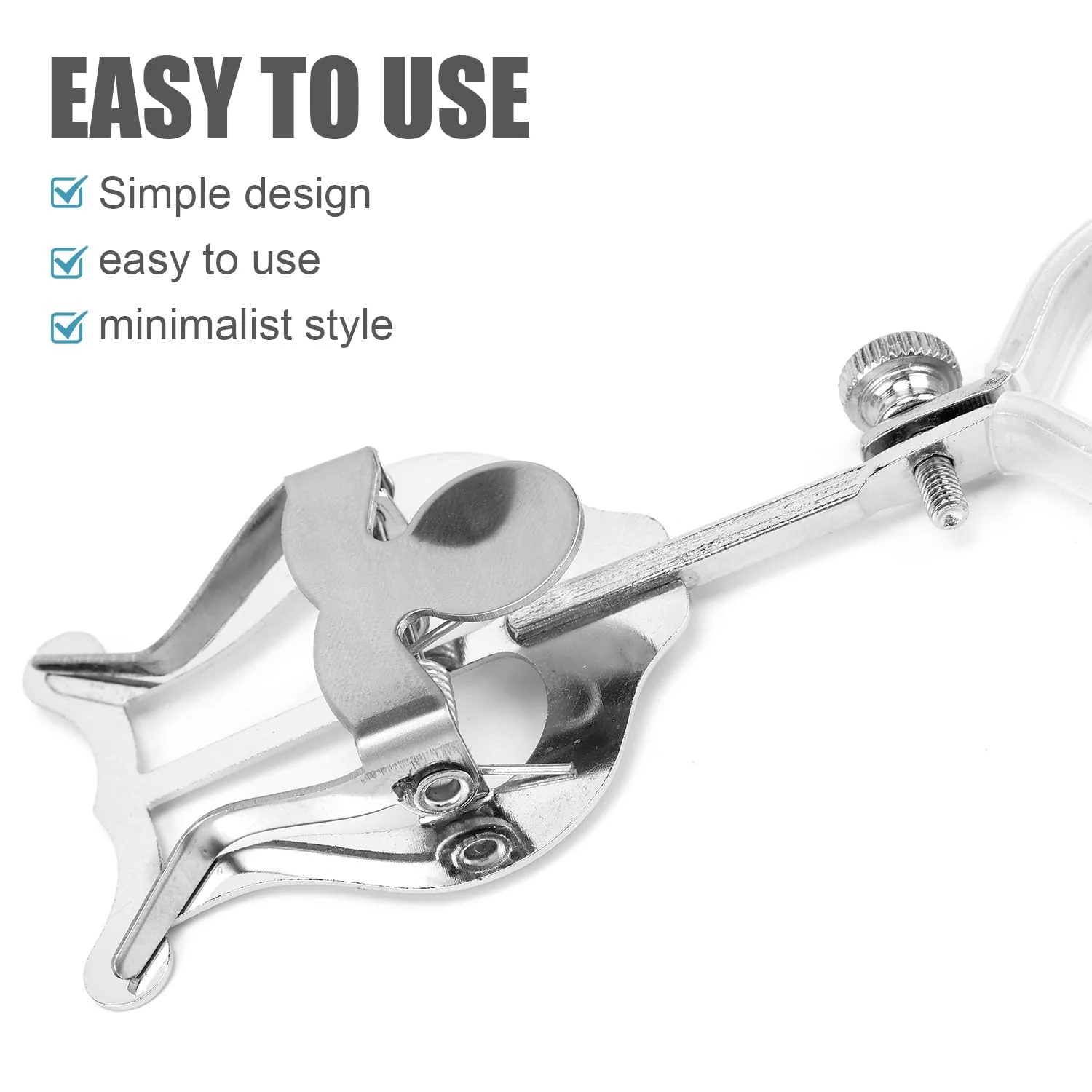 2pcs Clarinet Lyre, Clarinet Sheet Music Clip Marching Band Holder Clarinet Lyre Clamp for Practicing Beginners Marching Band - Image 3
