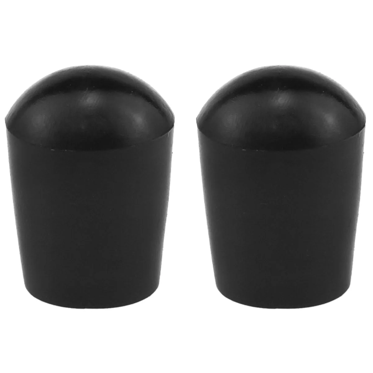 2PCS Double Bass Endpin Rubber Tip Stopper Bass Endpin Protector for Double Bass End Pin Protector (Black, ID: Approx. 10mm)