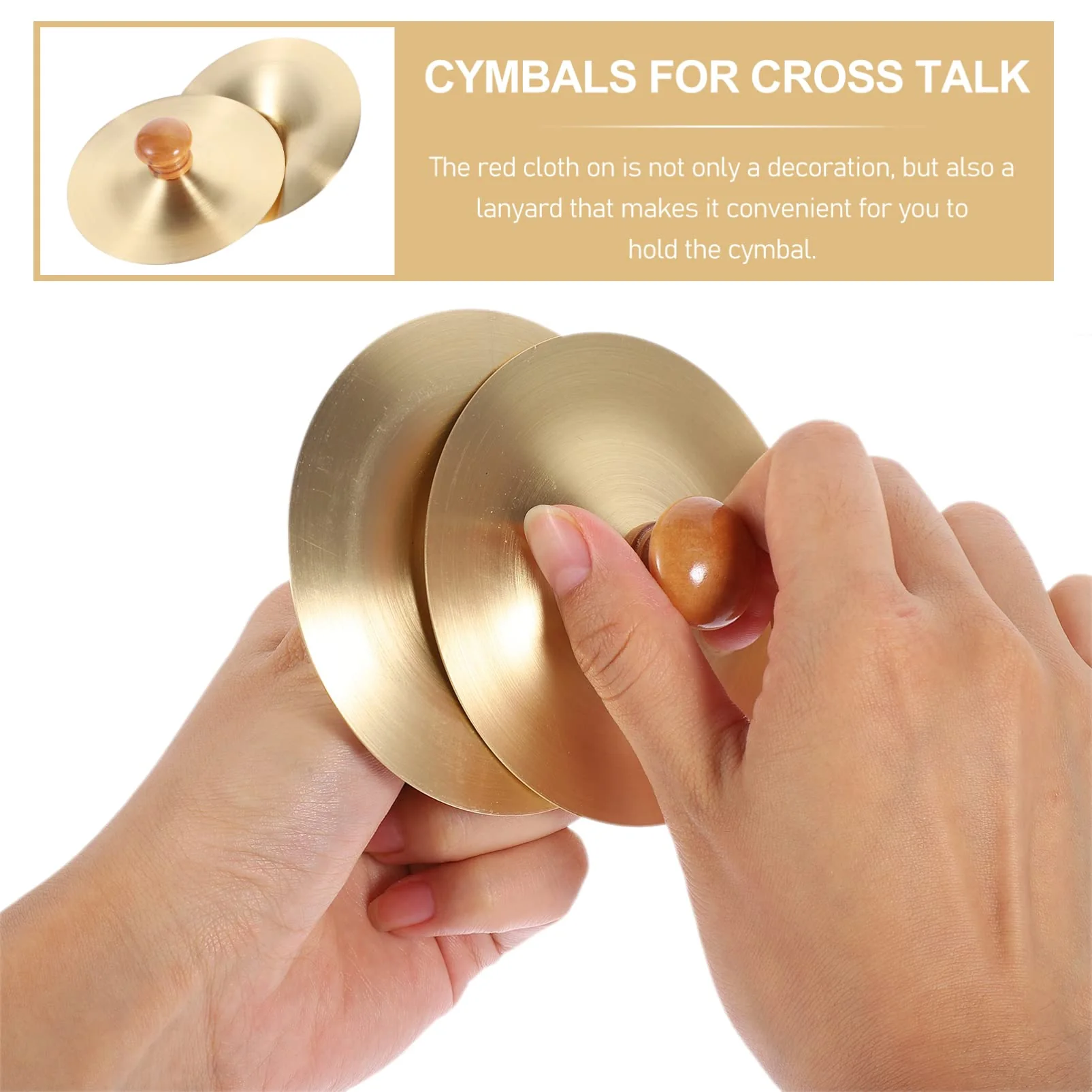 2pcs Finger Cymbals Percussion Instrument Metal Finger Cymbals Silver Dance Finger Zills for Playing - Image 5