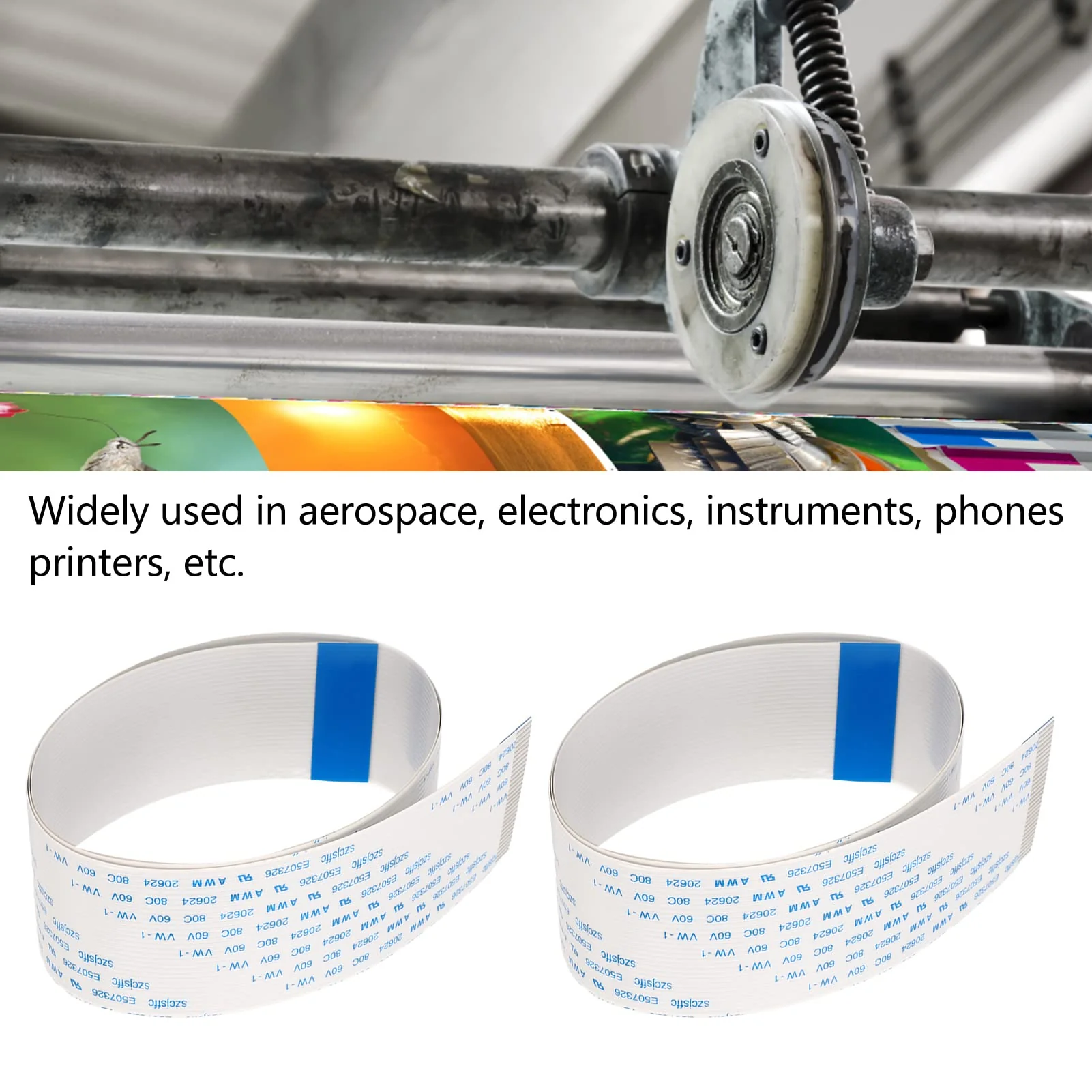 2pcs Flexible Flat Cable FFC Flexible Ribbon Cable for XP600 TX800 Printer Accessory(24in) 24in - Image 4