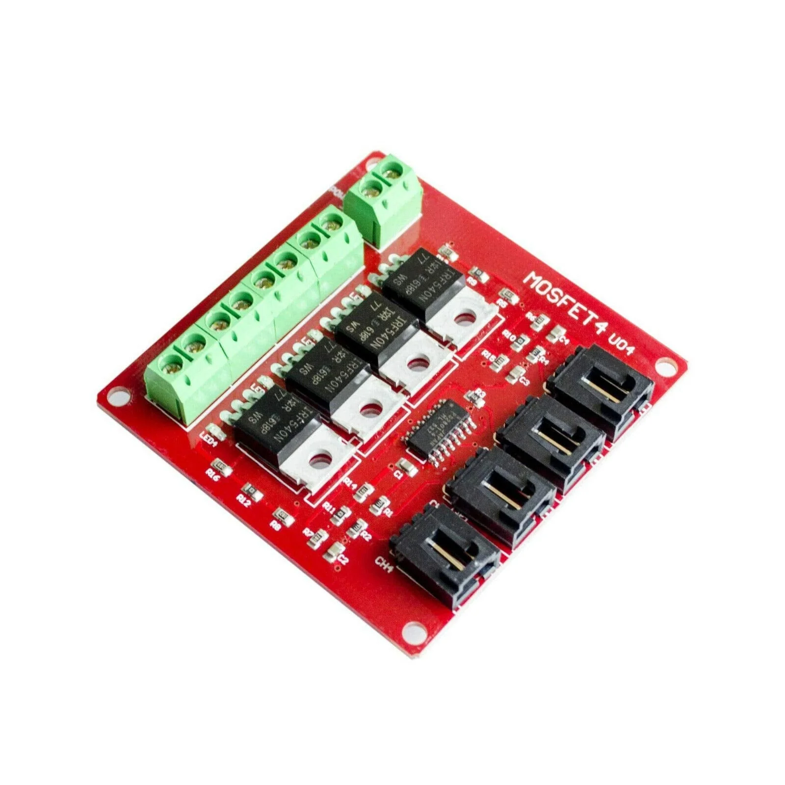 2pcs Four Channel 4 Way MOSFET Button IRF540 V4.0 + MOSFET Switching Module - Image 2