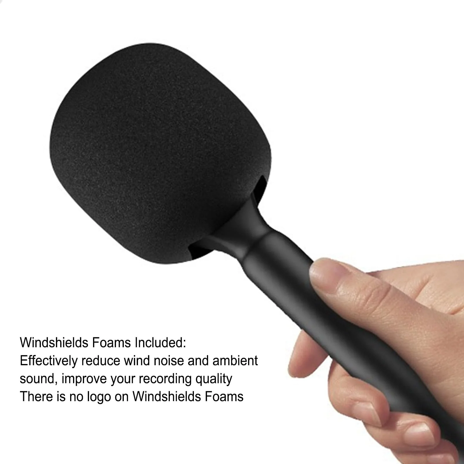 2Pcs Handheld Adapter for Interview Microphones, for Mic 1/2 / Rode Wireless II, Microphone Handle Mount for Hollyland Lark M1 /C1/150/ G1/A2/Movo - Image 2