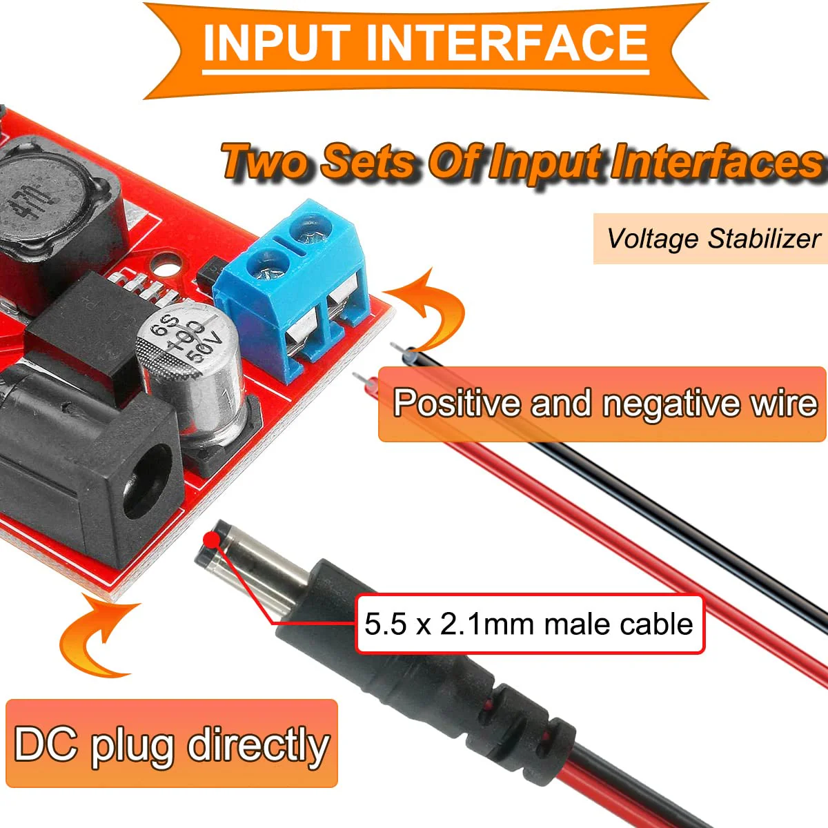 2PCS LM2596S Dual USB Port DC-DC Step Down Module 9V/12V/24V/36V to 5V Car Charger Solar 3A Power Supply Module Dual USB Output 150KHZ - Image 3