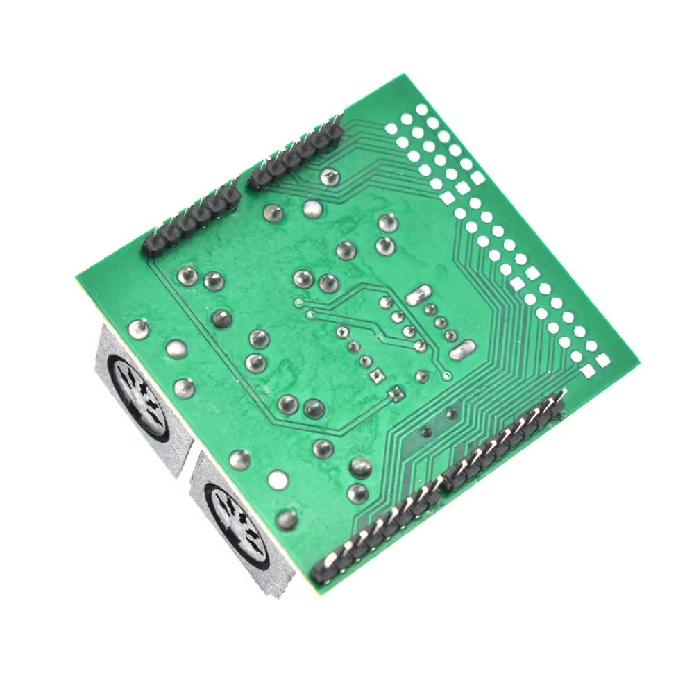 2pcs MIDI Shield Board for R3 AVI PIC Digital Interface Adapter with MIDI IN/OUT/THRU Ports and RUN/PGM Switch - Image 5