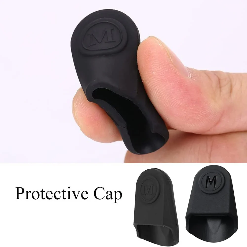 2pcs Mouthpiece Cap Protector Black Rubber Saxophone Clarinet Mouthpiece Cover Cap Protector - Image 3
