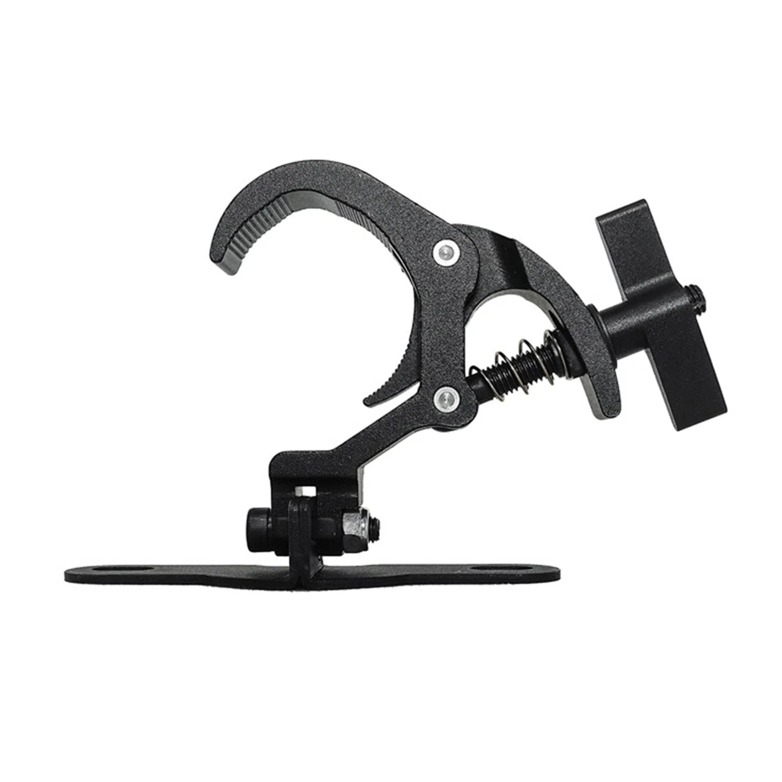 2Pcs Stage Light Clamps, Adjustable Stage Hook Clamp, Theatre Heavy Duty Clamp Stage Light Clamp, Anti-skid Rotation Lighting Fixture Truss Clamp for Spots Lights Stage, Style A Black - Image 6