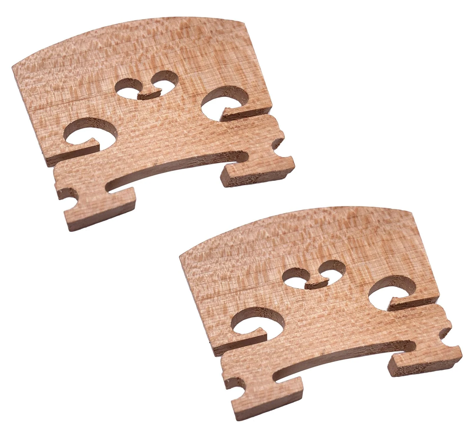 2pcs Violin Bridge 4/4 Full Size Fine Grade Maple Violin Parts Music Instrument Replacement with G-D-A-E String U-Groove Wood- 4 U-Groove - Image 4