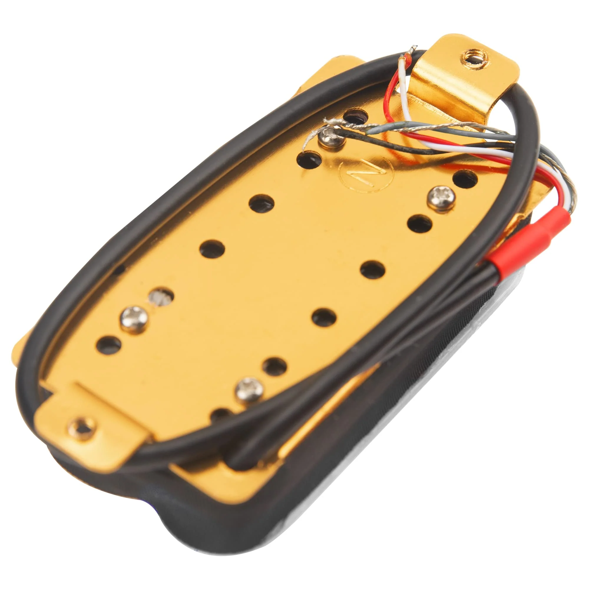 2Pcs Yootones Adjustable Electric Guitar Humbucker Double Coil Pickup Neck 50mm Bridge 52mm Compatible with ST SQ LP Guitar Instrument (White) White - Image 2