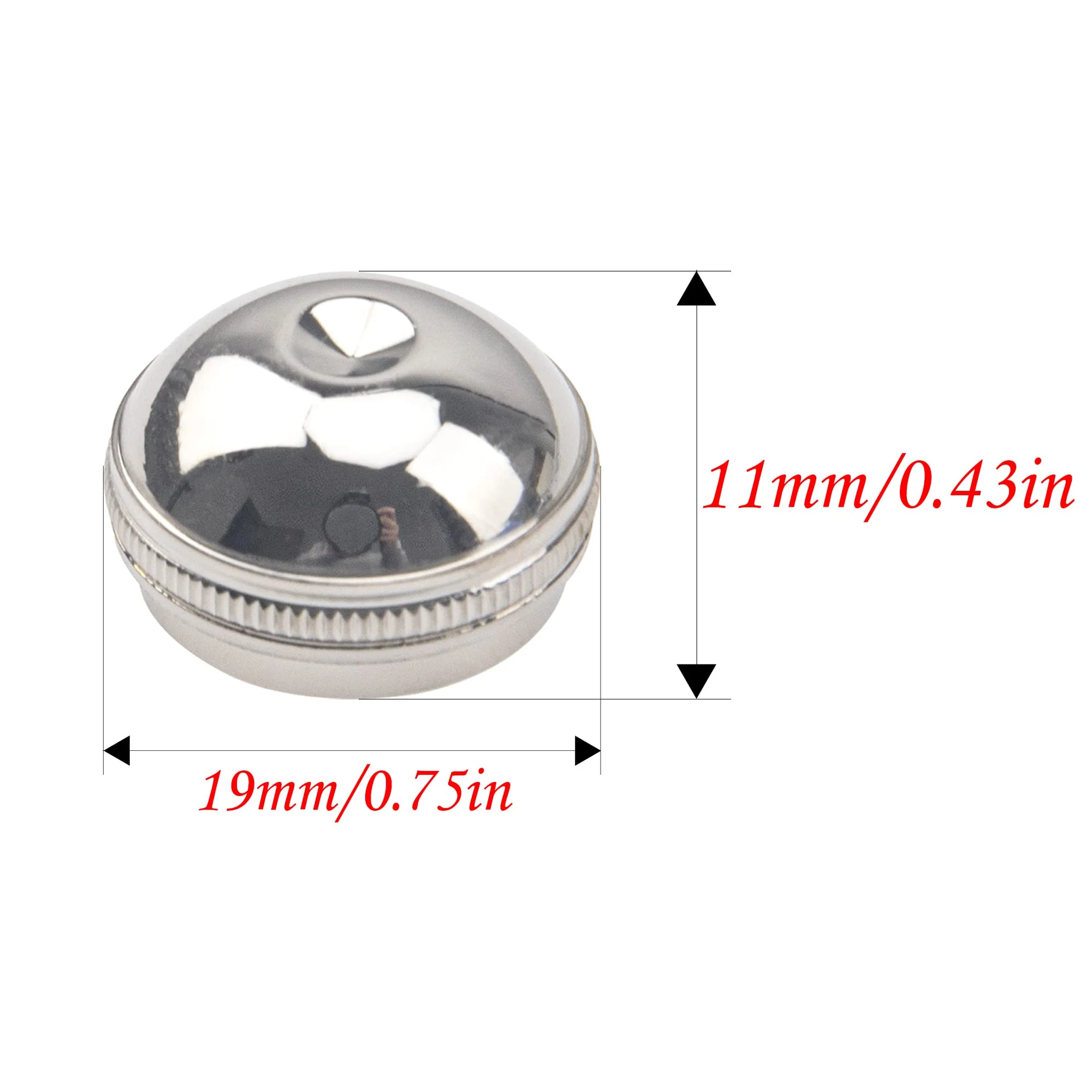 2Pcs Yootones Flute Head Crown Headjoint Screw Cap Compatible with Flute Repair Parts Instrument Accessory (Silver) - Image 5