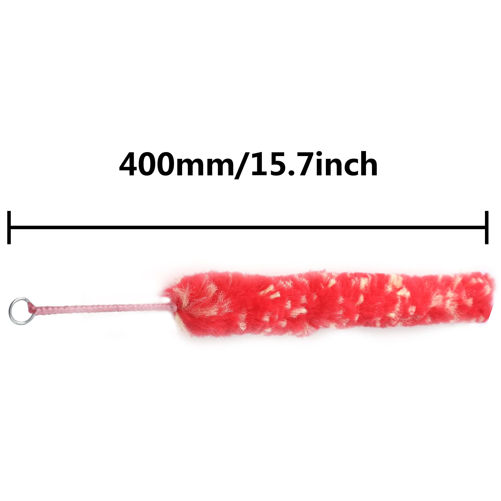 2Pcs Yootones Flutes Cleaning Brush, Practical Nylon Flute Cleaning Brush Flute Cleaning Swab Brush Compatible with Woodwind Flute Parts (Red) - Image 5